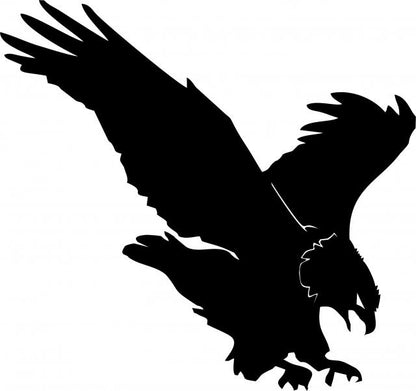 Eagle Silhouette Laser Cut Appliques