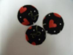 Christmas Holly Berries  Set of 3 Die Cut Appliques