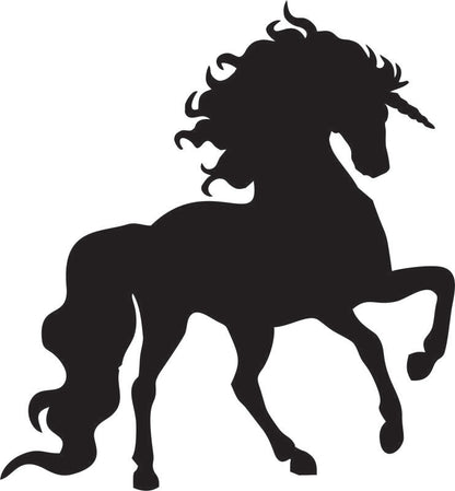 Unicorn Silhouette Laser Cut Appliques