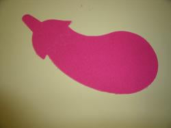 Eggplant/Squash Laser Cut Appliques