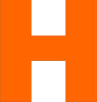 Letter - “H” Capital Laser Cut Appliques