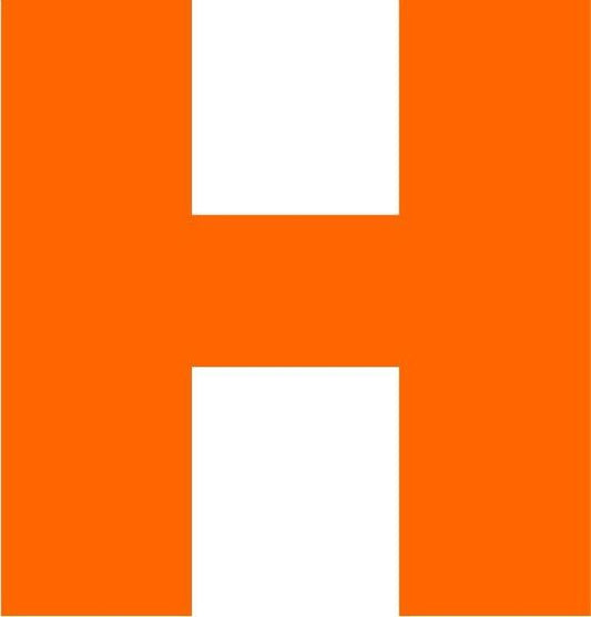 Letter - “H” Capital Laser Cut Appliques