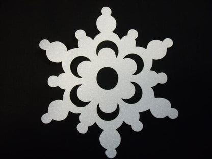 Snowflake Design #3 Laser Cut Appliques