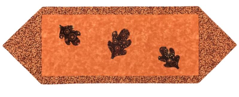 10 Minute Table Runner - Autumn Leaves