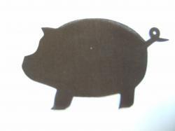 Pig Laser Cut Appliques