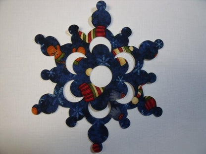 Snowflake Design #3 Laser Cut Appliques