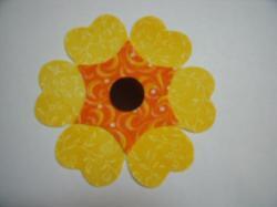 Flower Center Pointed Laser  Cut Appliques
