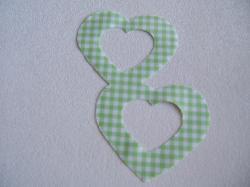 Double Nested Heart Laser Cut Appliques