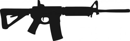 Rifle Silhouette Die Cut Appliques