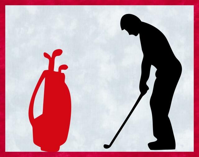 Kit - Mug Rug -  Golfer - Male