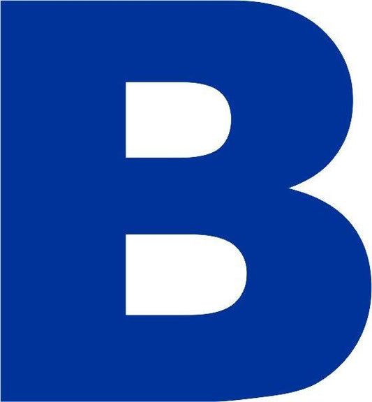 Letter - “B” Capital Laser Cut Appliques