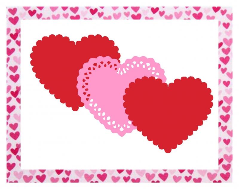 Kit - Mug Rug - Fancy Hearts