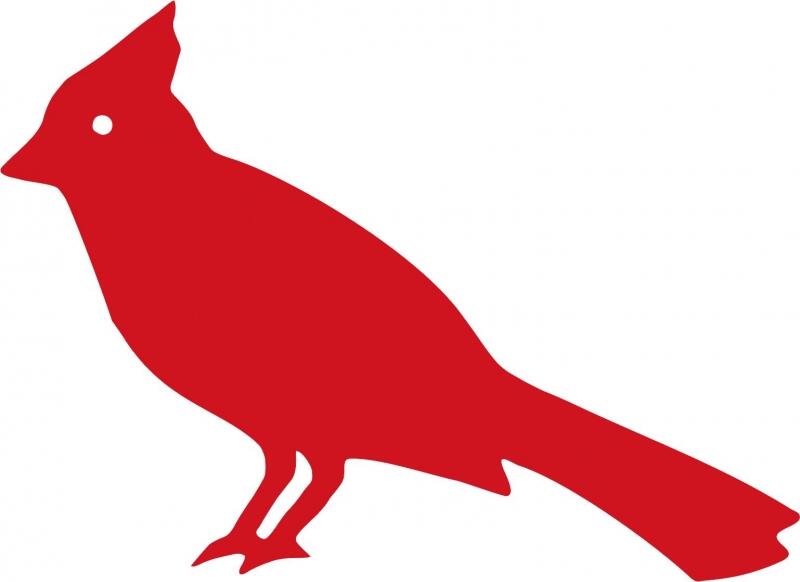 Cardinal  Laser Cut Appliques