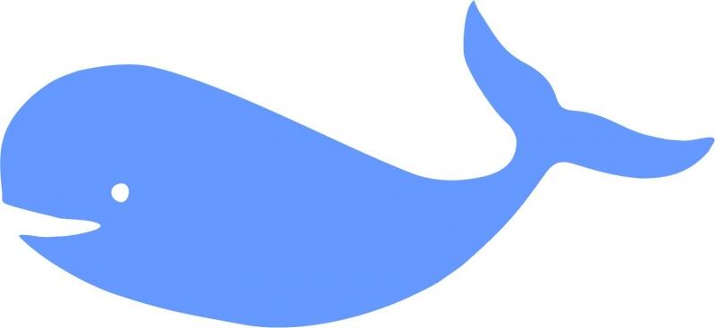 Whale Laser Cut Appliques