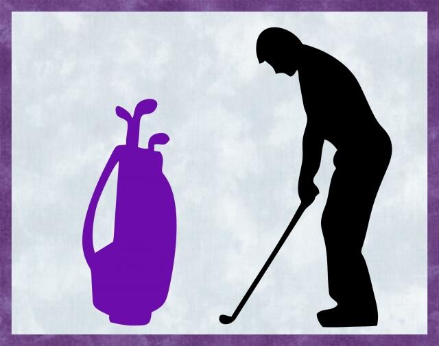 Kit - Mug Rug -  Golfer - Male