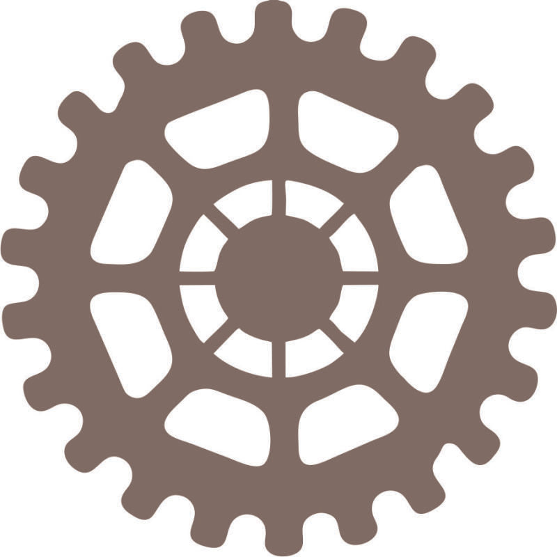 Gear #1 Silhouette Laser Cut Appliques