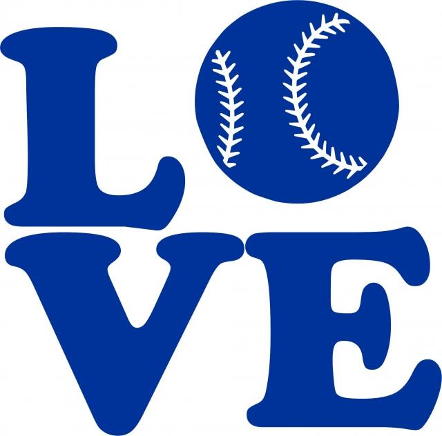 KIT - LOVE - Baseball Laser Cut Silhouettes