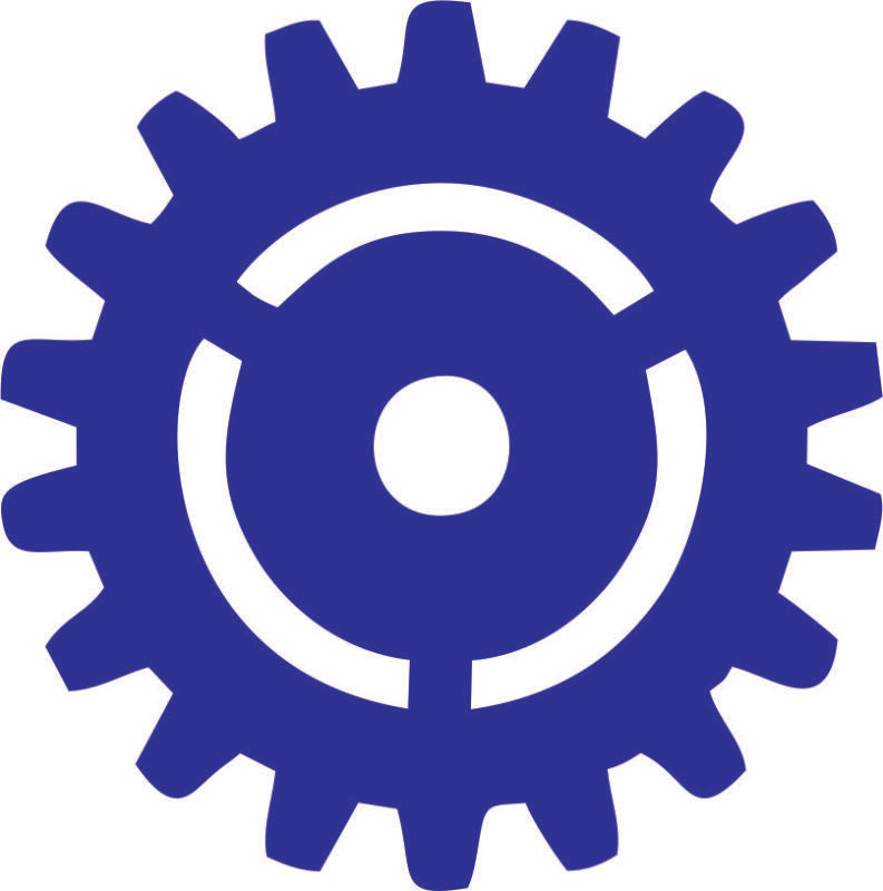 Gear #5 Silhouette Laser Cut Appliques