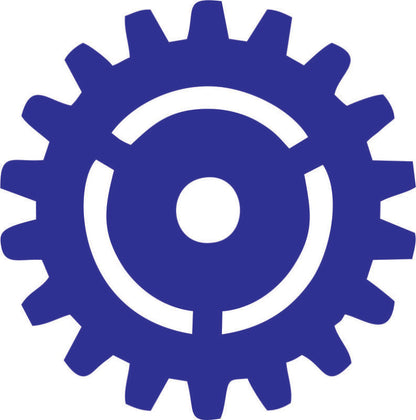 Gear #5 Silhouette Laser Cut Appliques