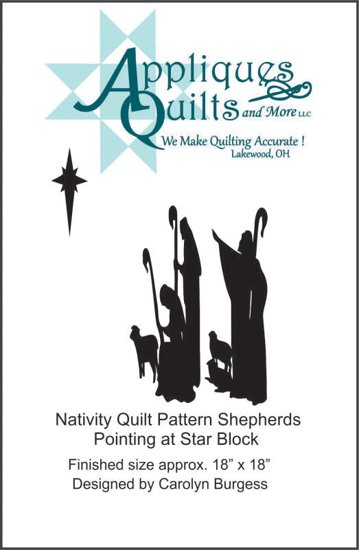 Pattern - Nativity Shepherds Star Quilt Block