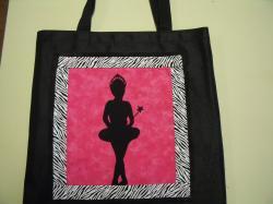 Ballerina Princess Silhouette Die Cut Appliques