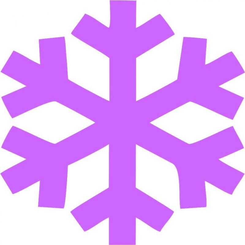 Snowflake Design #2  Laser Cut Appliques
