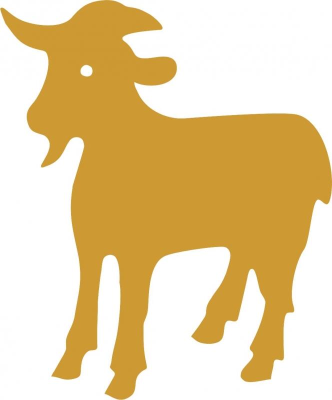 Goat laser Cut Appliques