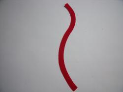 Flower Stem Laser Set of 2 (Size: 7"H, Color: Red )