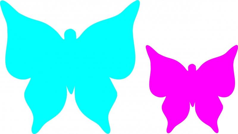 Butterfly Set Laser Cut Appliques