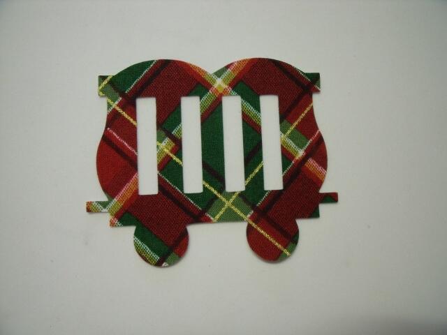 Christmas Train Zoo Car Laser Cut Appliques
