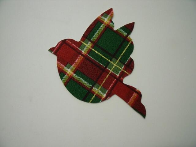 Christmas Bird Laser Cut Appliques
