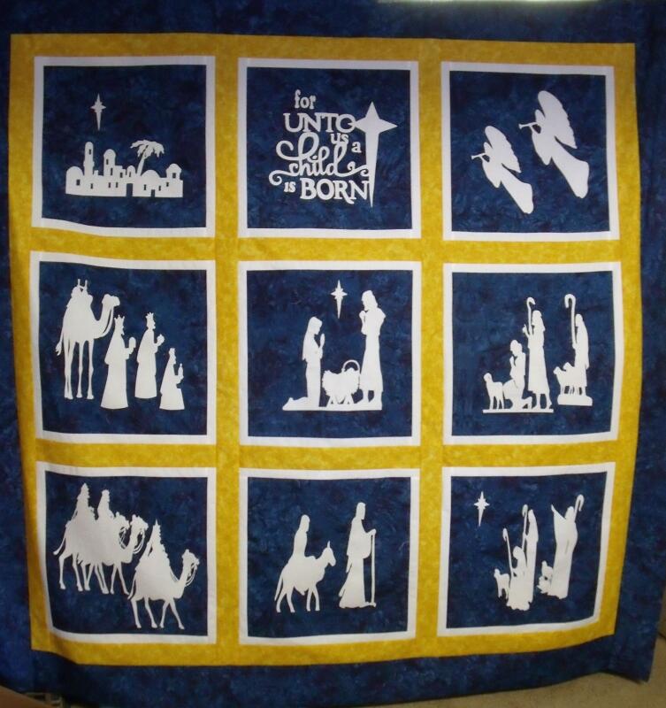 Nativity - Journey to Bethlehem Laser Cut Appliques