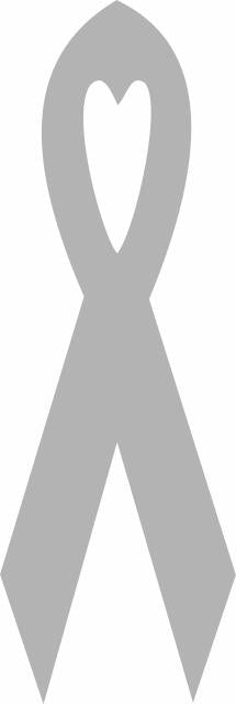 Awareness Ribbon Laser Cut Appliques