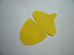 Acorn Laser Cut Appliques Set of 2