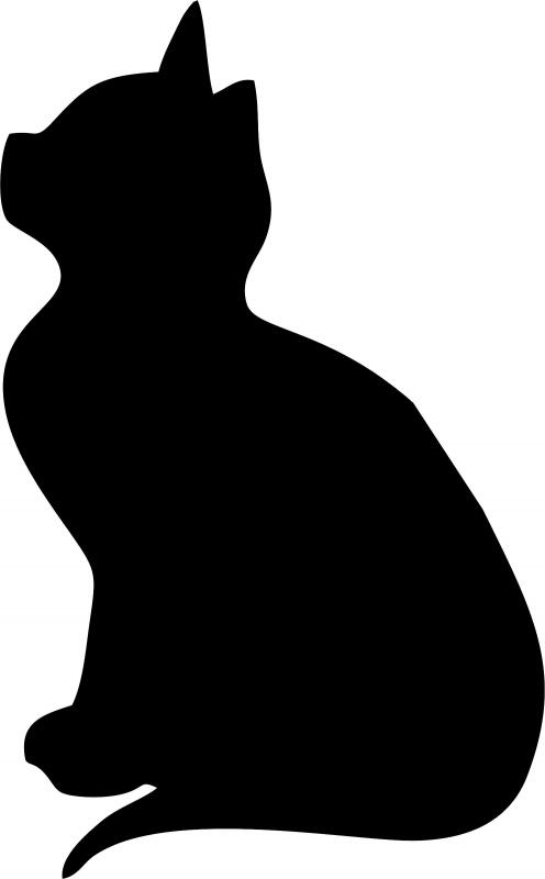Cat #1 Laser Cut Silhouette