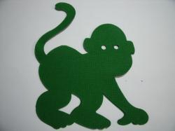 Monkey Laser Cut Appliques