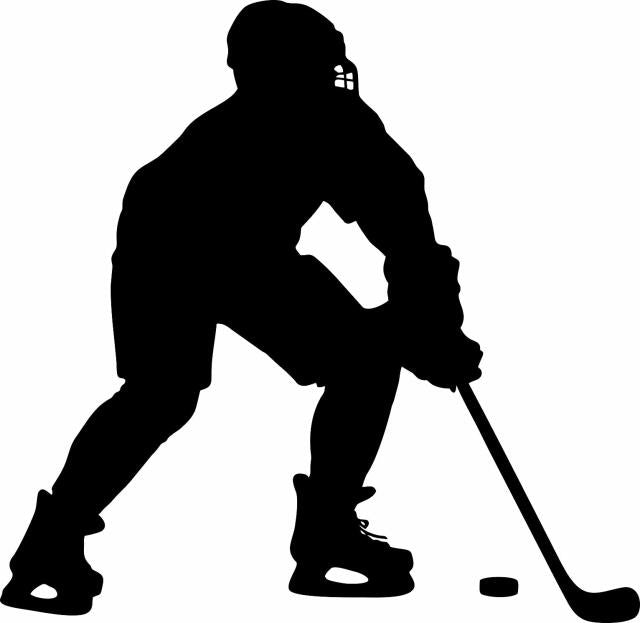 Hockey Player Silhouette