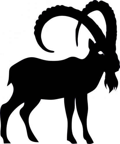 Capricorn Silhouette Laser Cut Applique