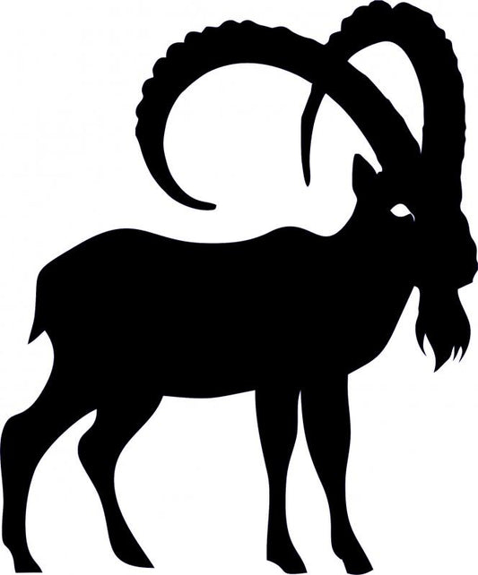 Capricorn Silhouette Laser Cut Applique