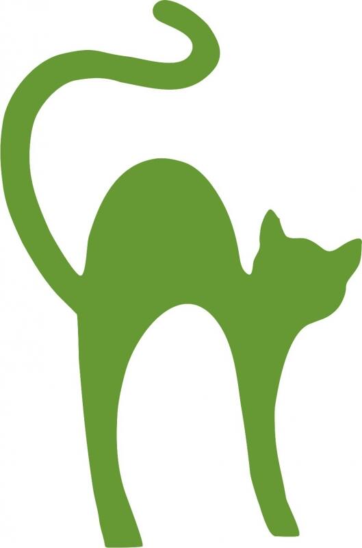 Witch's Cat Laser Cut Appliques