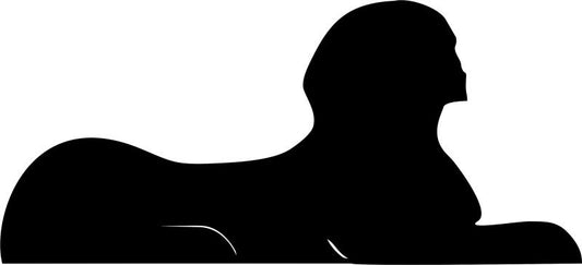 Sphinx Silhouette Laser Cut Appliques