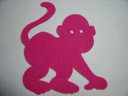Monkey Laser Cut Appliques