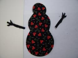 Christmas Snowman Laser Cut Appliques