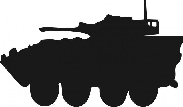 Tank - Stryker Silhouette Laser Cut Appliques