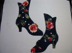 Victorian Boot Laser Cut Appliques