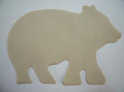 Bear Laser Cut Appliques