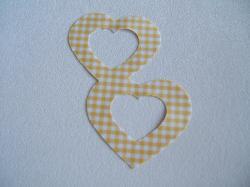 Double Nested Heart Laser Cut Appliques
