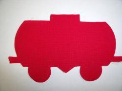 Train Tank Car Laser Cut Appliques