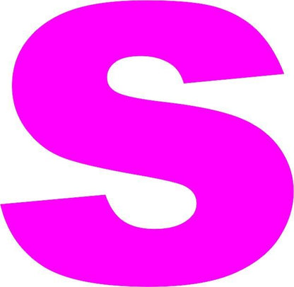 Letter - "s" Lowercase Laser Cut Appliques