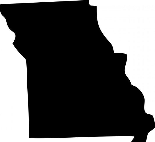 Missouri Silhouette Laser Cut Appliques
